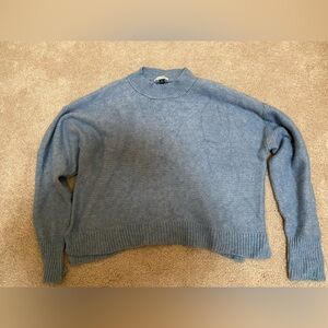 AE American Eagle cozy blue sweater medium